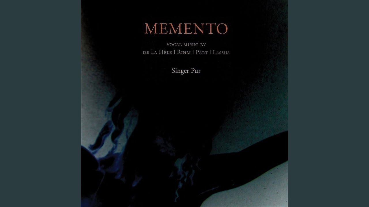 Missa Quare tristis es: Sanctus - Benedictus Missa Quare tristis es: Sanctus - Benedictus