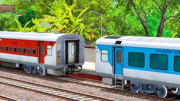 SHATABDI coupling LHB Coach | BUMPY RAILROAD | Train Simulator | Railworks 3 | NTG GAMING