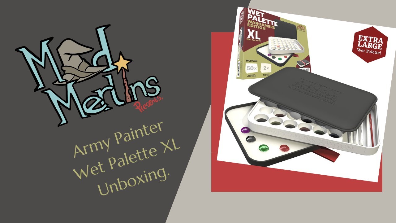 Army Painter Wet Palette XL Unboxing - YouTube
