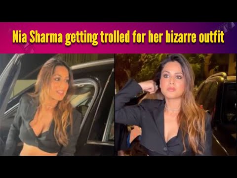 Nia Sharma came out wearing a bold dress late at night, getting trolled for her bizzare outfit - BOLLYWOODCOUNTRY