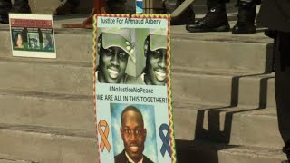 Rally, ride call for justice for Ahmaud Arbery ahead of trial starting Monday