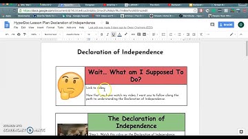 Declaration of Independence Video