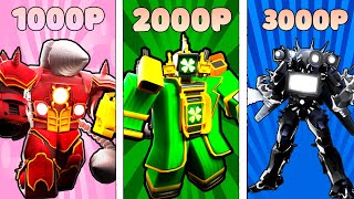 ✨Я КУПИЛ АККАУНТЫ за 1000, 2000, 3000 РУБЛЕЙ в Skibidi Tower Defense!