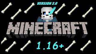 Sans In Minecraft 1.16+ Datapack
