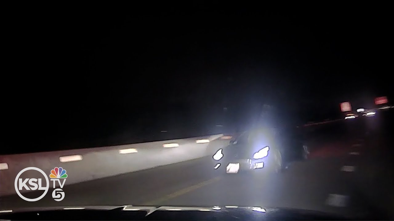 DASH CAM: Kaysville police officer stops wrong way driver on I-15