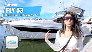 Azimut Fly 53 - Luxury $3.5 Million Flybridge Yacht TOUR 🛥️