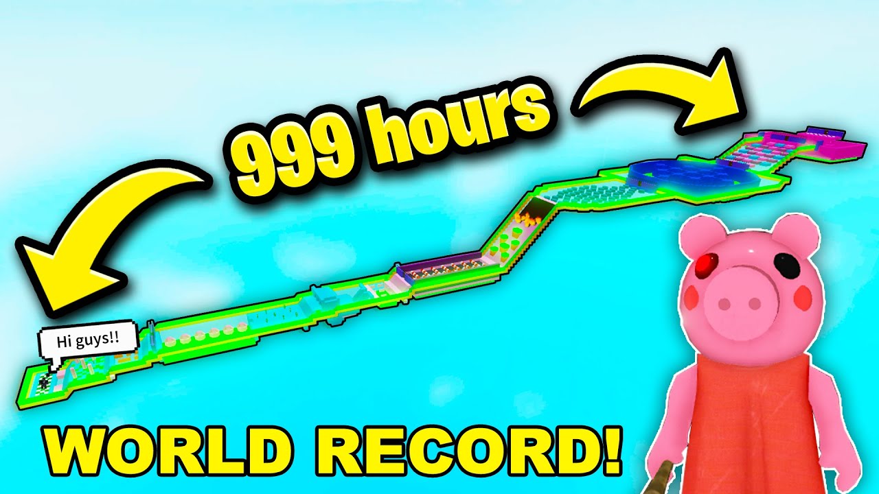 i played the world's longest map in Roblox Piggy..