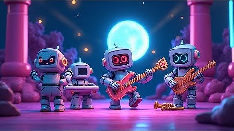 Five Little Robots — Beep Beep Count! | Fun Robot Song for Kids | Counting Nursery Rhyme