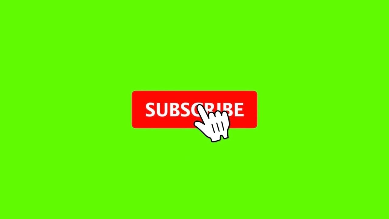 Green Screen Animated Subscribe Button || by My solid Tech