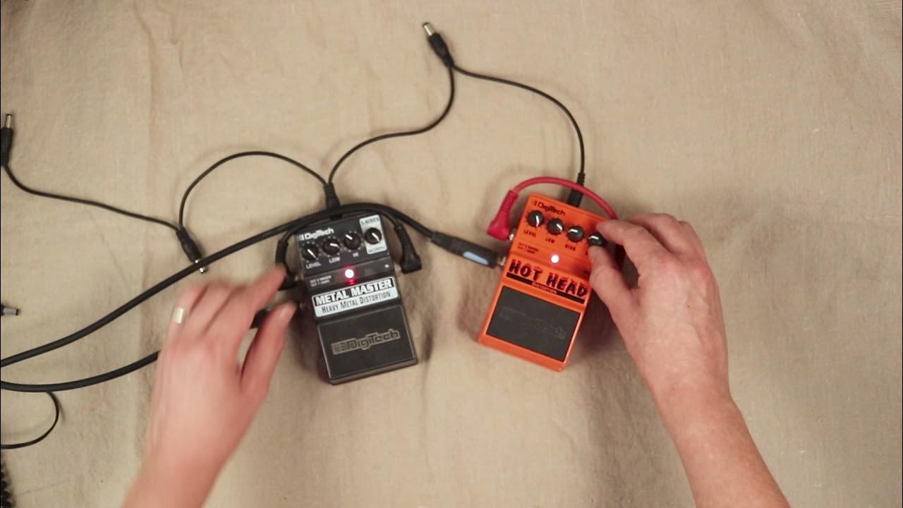 Minimal drones made with only two distortion pedals YouTube