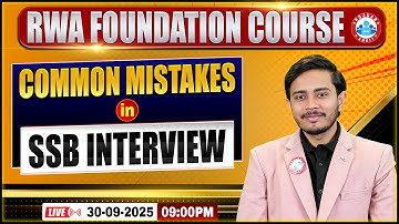 NDA SSB Interview Preparation | Foundation Course | Common Mistakes in SSB Interview | Sam Sir