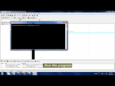 How to implement namespace in C++