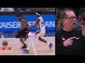 76ers were HEATED after this missed backcourt violation call 😳