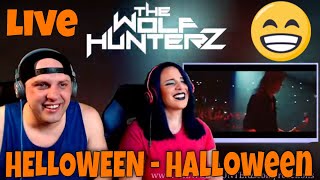 HELLOWEEN - Halloween (OFFICIAL LIVE VIDEO) THE WOLF HUNTERZ Reactions