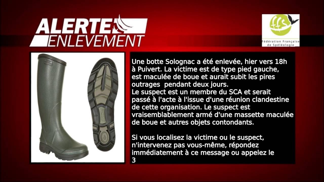 Alerte enlèvement Solognac - YouTube