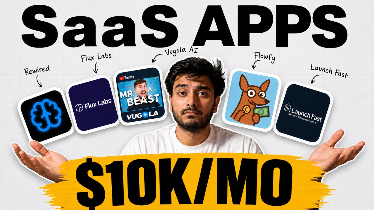5 Vibe-Coded SaaS Apps Making $10,000/Month! (Solo Built)