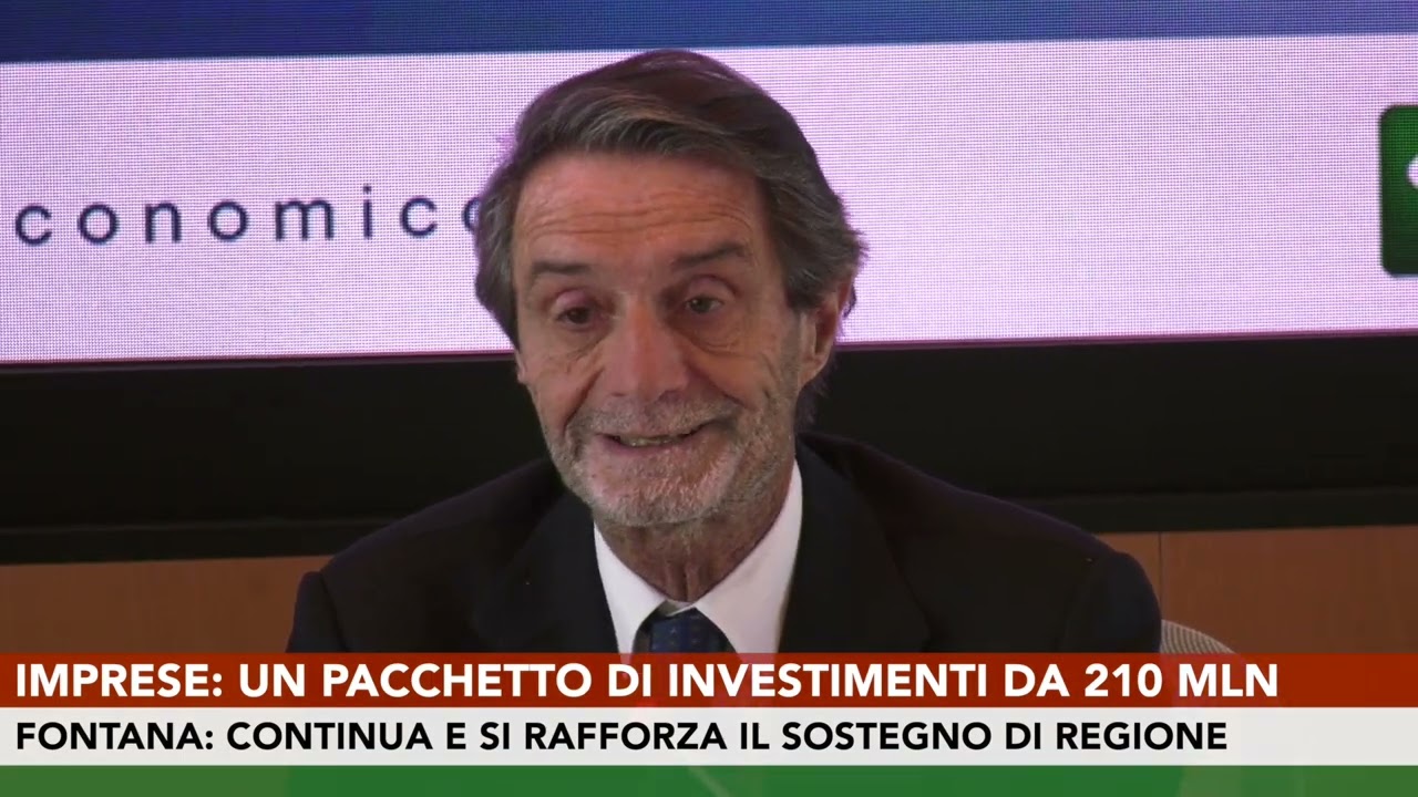 Imprese: un pacchetto di investimenti da 210 milioni di euro