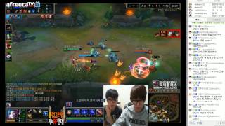 Faker 저격성공] SKT T1 vs 갱승제로 IN 보겸하우스