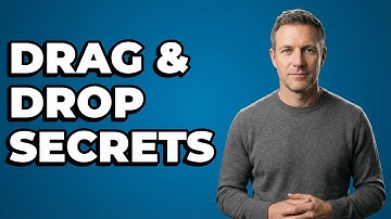 Where Do You Find Visual Drag-And-Drop Options In Editors?