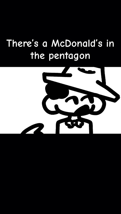 There’s a McDonald’s in the pentagon #animationtechnique