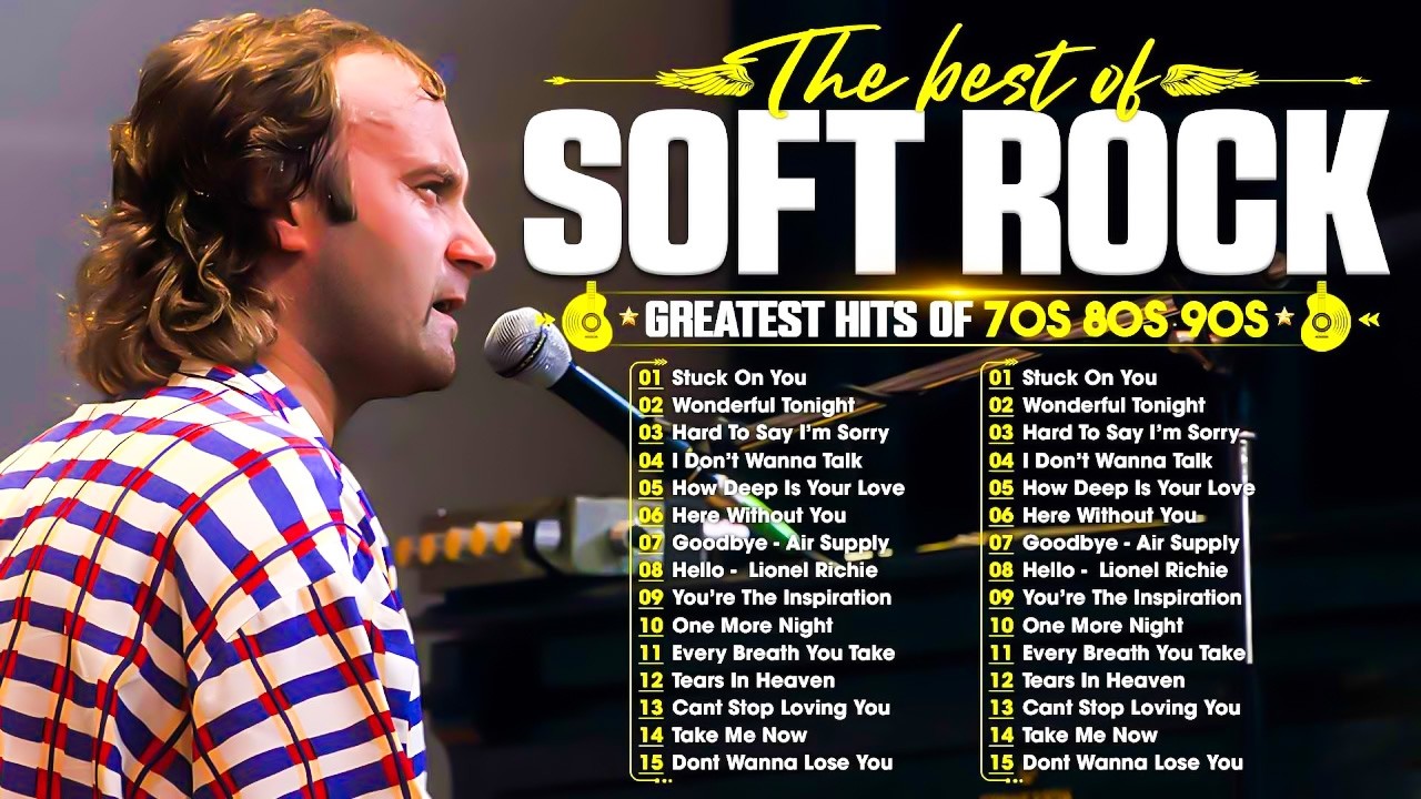 Elton John, Air Supply, Lobo, Phil Collins, Rod Stewart - Soft Rock 70s 80s 90s Greatest Hits