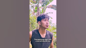 Innovative Log Transport Using a Launching Device!