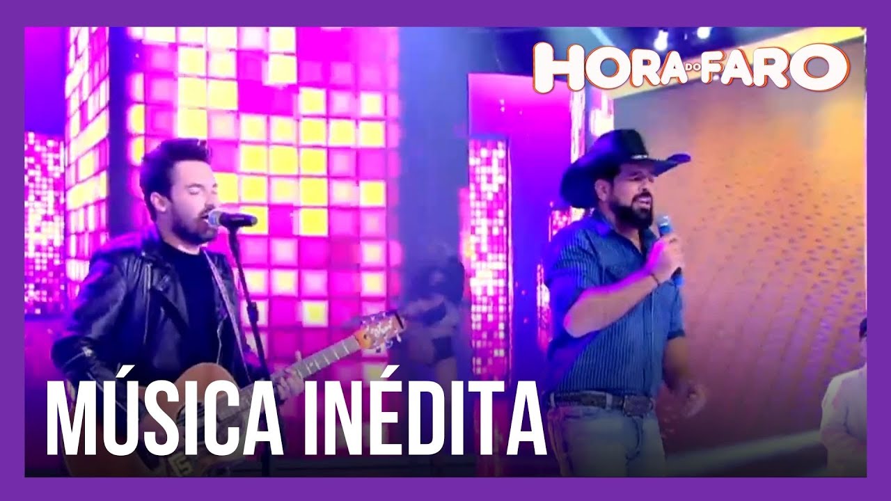 Fernando e Sorocaba lançam música no palco do Hora do Faro
