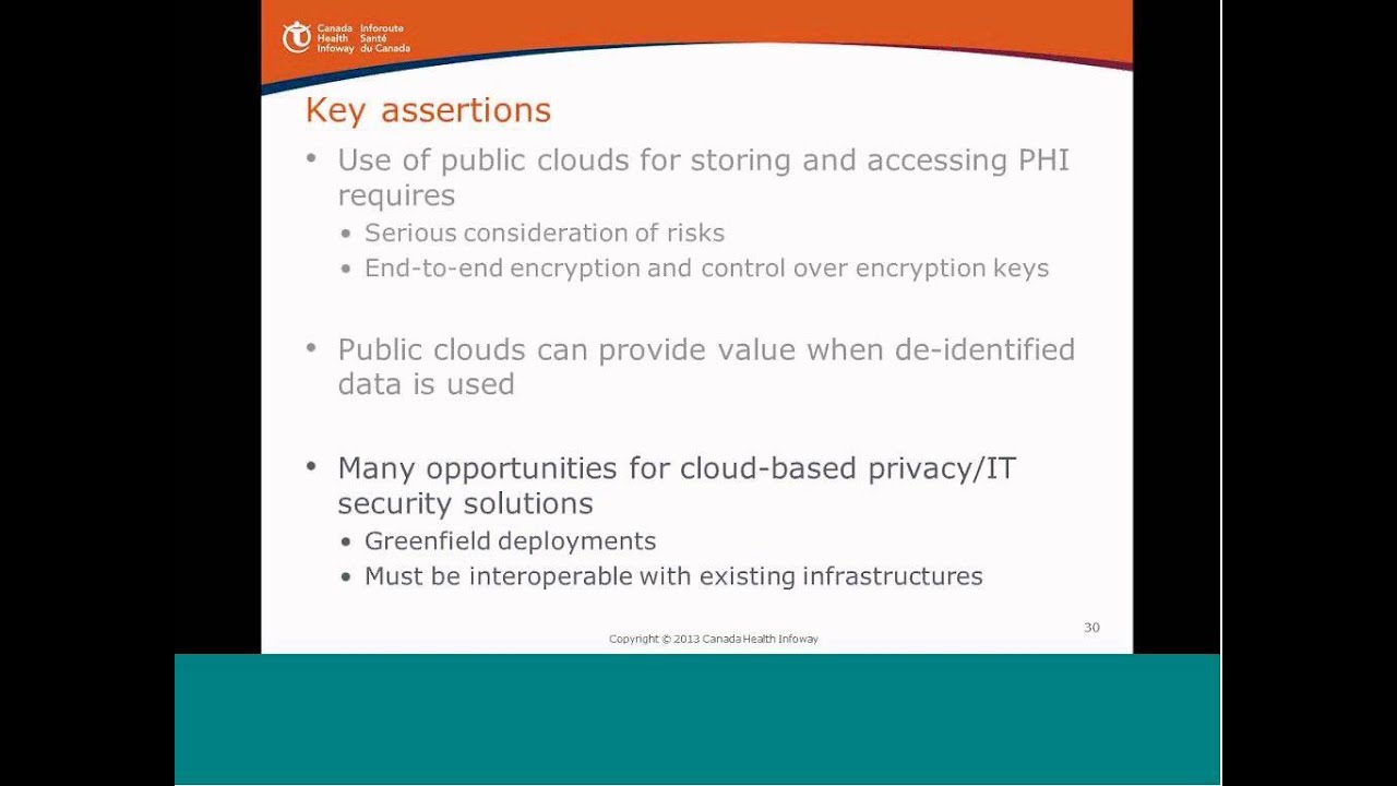 Webinar: Cloud Computing in Health - Privacy and Security ...
