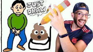 DIBUJANDO PARA GANAR | Just Draw Gameplay | Juegos Luky