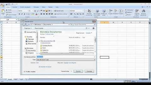 Como Poner Contraseña a un Archivo en Excel 2007