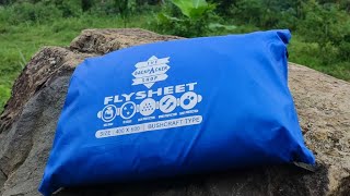 Flysheet Tenda 4x6 M penutup alas tenda kemping 6x4 meter murah