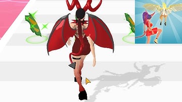 Devil Angel Run - 👼😈 Walkthrough Running Games Level 1 to 10 Change Devil Or Angel