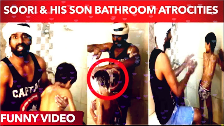 Comedy Actor Soori & His Son Ultimate Fun and Bathroom Atrocities Video in Home | Net Gaali