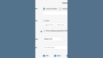 Converting UBX to RINEX in Emlid Studio with time rounding