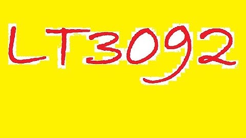 LT3092 Programmable Current Source Control 0.5mA TO 200mA  TEST+Description