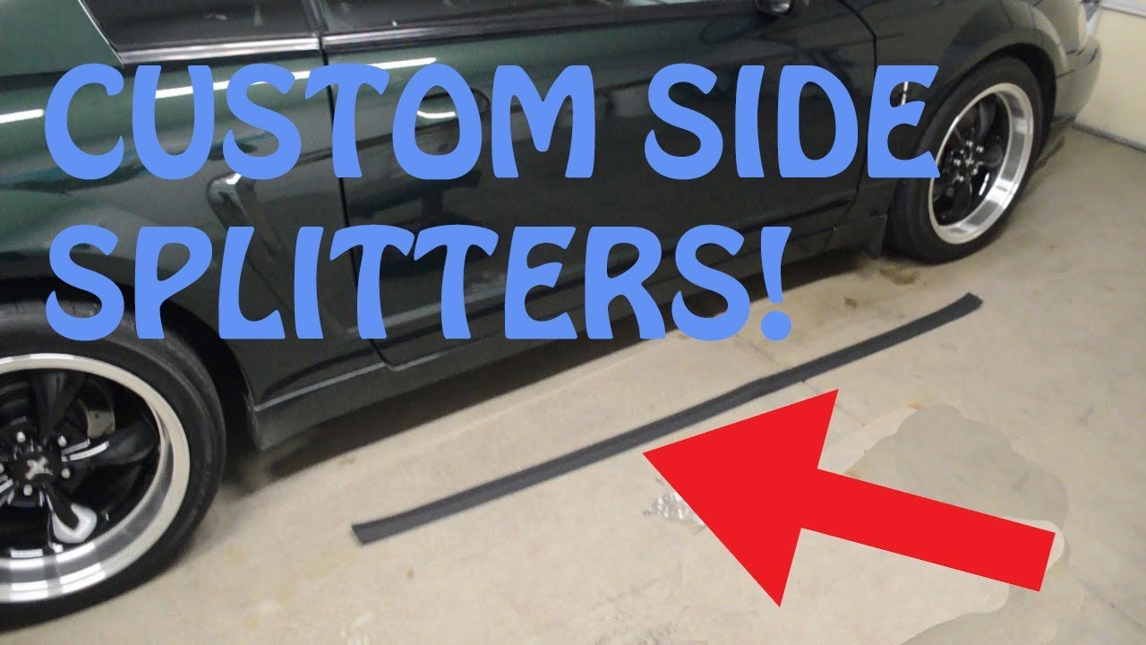 CUSTOM SIDE SPLITTERS DIY! WORKS ON ANY CAR! YouTube