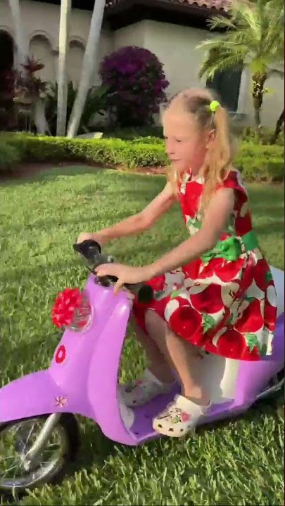 Like Nastya riding a Vespa | Like Nastya Tiktok