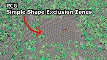 How To Create Basic Shape Exclusion Zones In PCG Volumes In UE 5