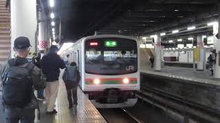 宇都宮線２０５系　宇都宮駅発車