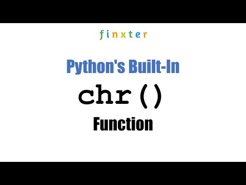 Python Chr Function Finxter