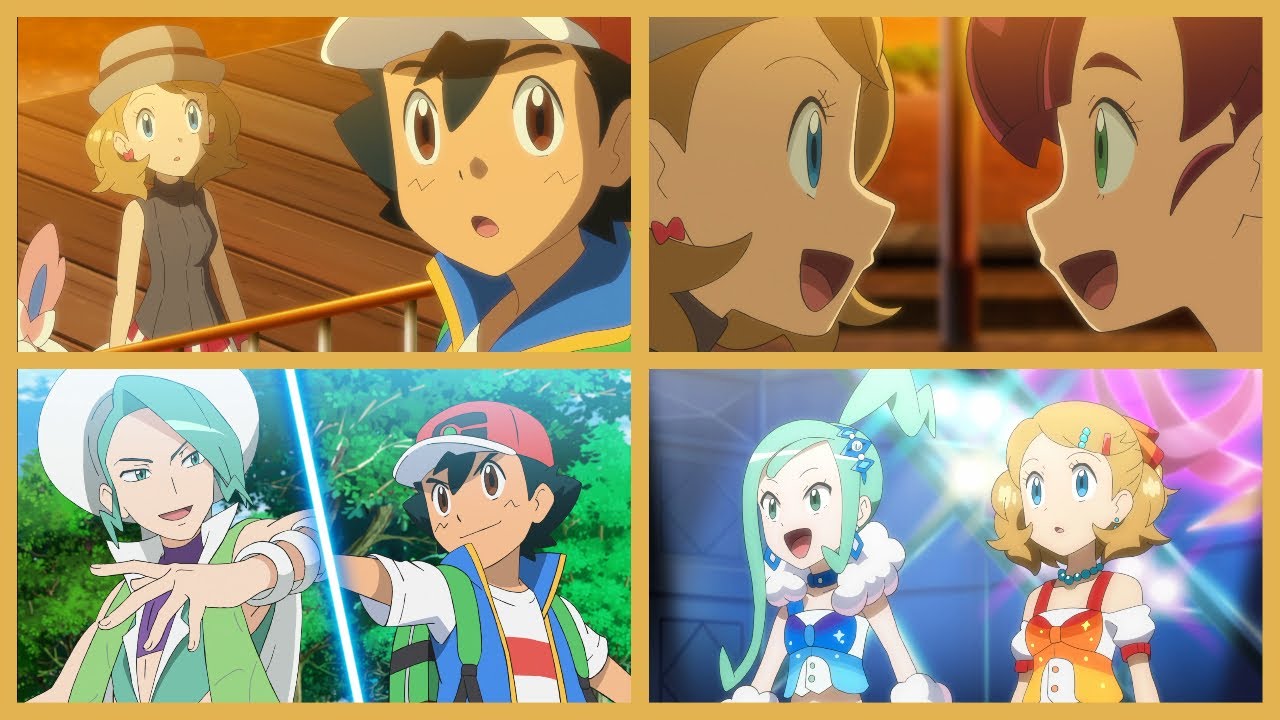 SERENA REUNITES W/ASH & MEETS CHLOE LISIA APPEARS ASH VS WALLACE Pokemon Journeys Episode 105 REVIEW