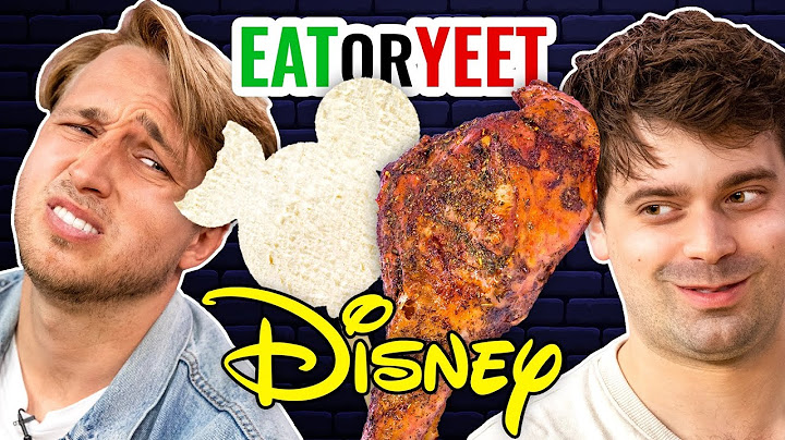 We Recreated Disney Parks Food?! (Eat It Or Yeet It)