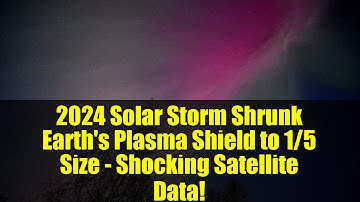 2024 Solar Storm Shrunk Earth