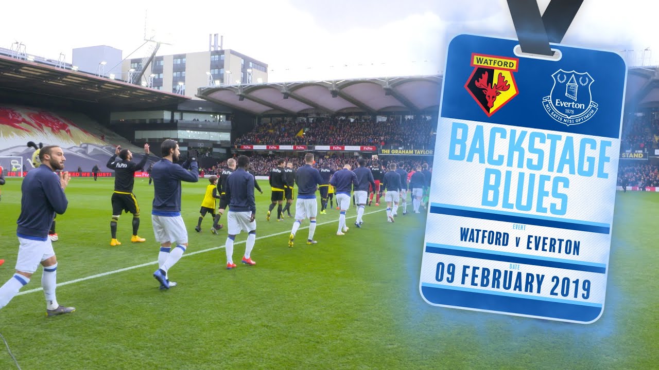 BEHIND-THE-SCENES AT VICARAGE ROAD | BACKSTAGE BLUES: WATFORD V EVERTON