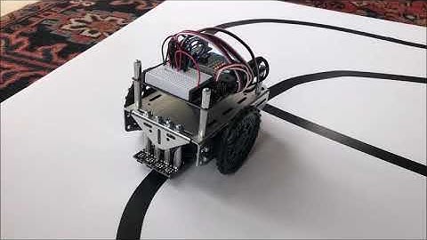 Parallax cyberbot Line Follower