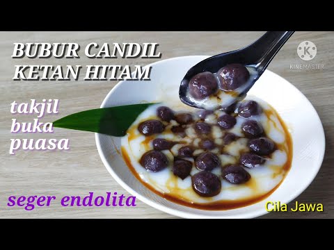 Cara Buat Candil Ketan Hitam