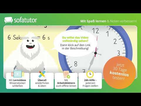 Uhrzeit – Sekunden,