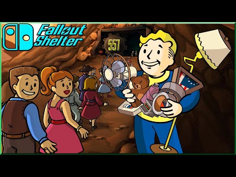 FALLOUT SHELTER NINTENDO SWITCH CRAFTING POWER ARMORS/FATMANS/QUESTING  SUBSCRIBE & LIKE PLEASE!