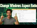 How To Change Aspect Ratio In Windows 11 | Fix Stretched Screen (2025)