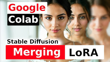 Stable Diffusion merging LoRA models on Google colab